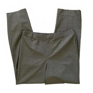 Linda Allard Ellen Tracy Women's Dress Pants Size 8 Brown Wool Spandex Blend